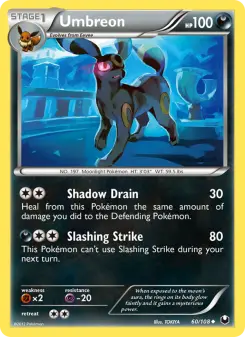 Pokémon-Karte Umbreon 060/108