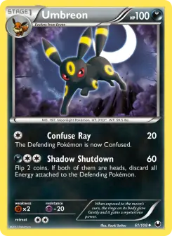 Pokémon-Karte Umbreon 061/108