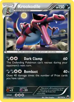 Pokémon-Karte Krookodile 066/108