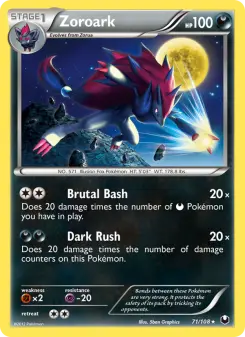 Pokémon-Karte Zoroark 071/108