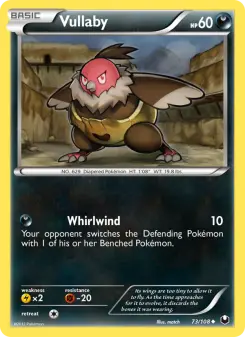 Pokémon-Karte Vullaby 073/108