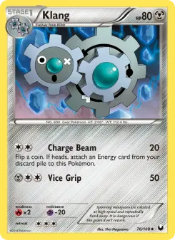 Pokémon-Karte Klang 076/108