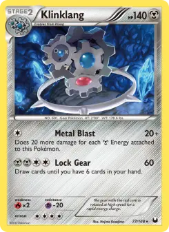 Pokémon-Karte Klinklang 077/108