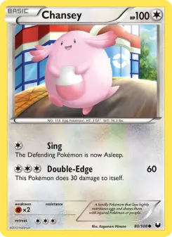 Pokémon-Karte Chansey 080/108