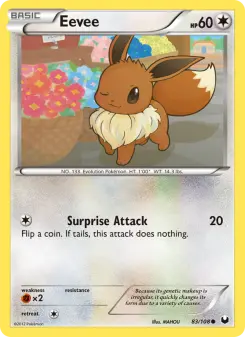 Pokémon-Karte Eevee 083/108