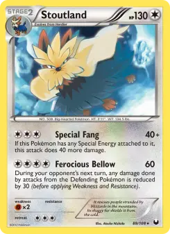 Pokémon-Karte Stoutland 088/108