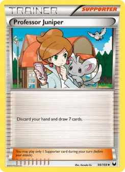 Pokémon-Karte Professor Juniper 098/108
