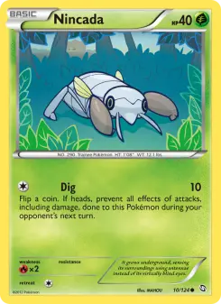 Pokémon-Karte Nincada 010/124