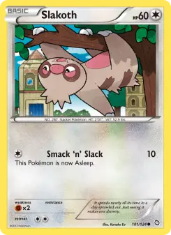 Pokémon-Karte Slakoth 101/124