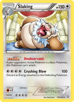 Pokémon-Karte Slaking 103/124
