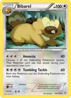 Pokémon-Karte Bibarel 107/124