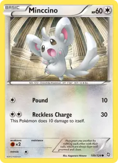 Pokémon-Karte Minccino 109/124