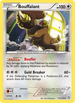 Pokémon-Karte Bouffalant 110/124
