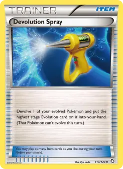 Pokémon-Karte Devolution Spray 113/124