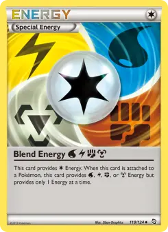 Pokémon-Karte Blend Energy Water Lightning Fighting Metal 118/124