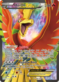 Pokémon-Karte Ho-Oh-EX 119/124
