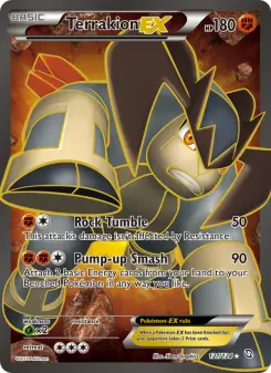 Pokémon-Karte Terrakion-EX 121/124