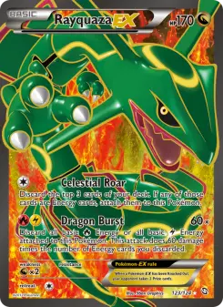 Pokémon-Karte Rayquaza-EX 123/124