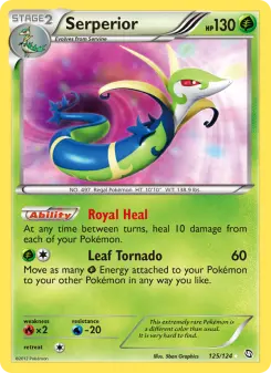 Pokémon-Karte Serperior 125/124