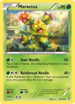 Pokémon-Karte Maractus 016/124