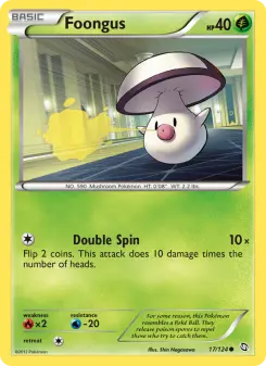Pokémon-Karte Foongus 017/124