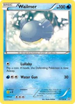 Pokémon-Karte Wailmer 025/124