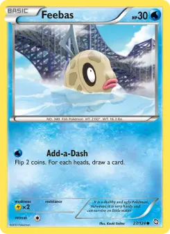 Pokémon-Karte Feebas 027/124