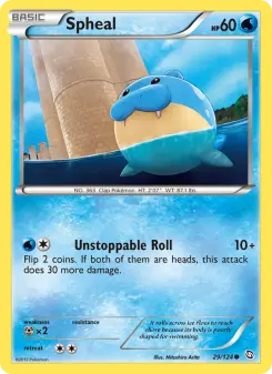 Pokémon-Karte Spheal 029/124
