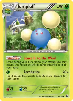 Pokémon-Karte Jumpluff 003/124