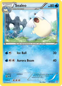 Pokémon-Karte Sealeo 030/124