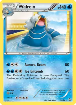 Pokémon-Karte Walrein 031/124