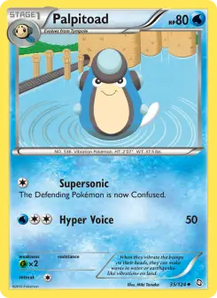 Pokémon-Karte Palpitoad 035/124