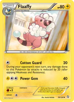 Pokémon-Karte Flaaffy 039/124
