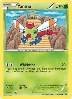 Pokémon-Karte Yanma 004/124