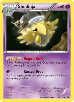 Pokémon-Karte Shedinja 048/124