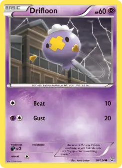 Pokémon-Karte Drifloon 050/124
