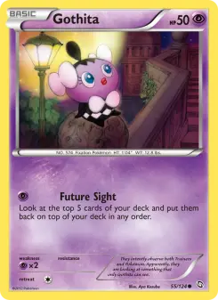 Pokémon-Karte Gothita 055/124
