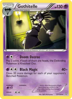 Pokémon-Karte Gothitelle 057/124