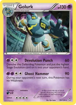 Pokémon-Karte Golurk 059/124