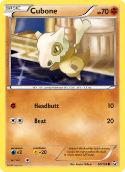 Pokémon-Karte Cubone 060/124