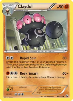 Pokémon-Karte Claydol 064/124
