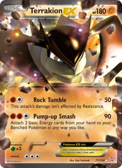 Pokémon-Karte Terrakion-EX 071/124