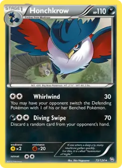 Pokémon-Karte Honchkrow 073/124