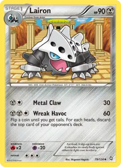 Pokémon-Karte Lairon 079/124