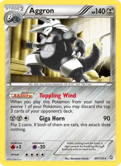 Pokémon-Karte Aggron 080/124