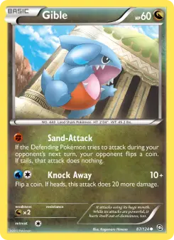 Pokémon-Karte Gible 087/124
