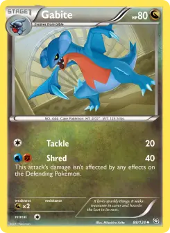 Pokémon-Karte Gabite 088/124