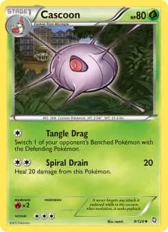Pokémon-Karte Cascoon 009/124