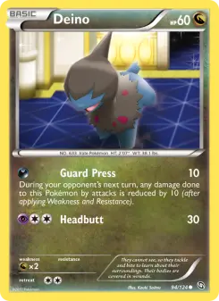 Pokémon-Karte Deino 094/124