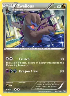 Pokémon-Karte Zweilous 095/124